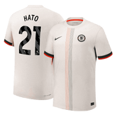 HATO #21 Authentic Chelsea Away Soccer Jersey 2025/26 White